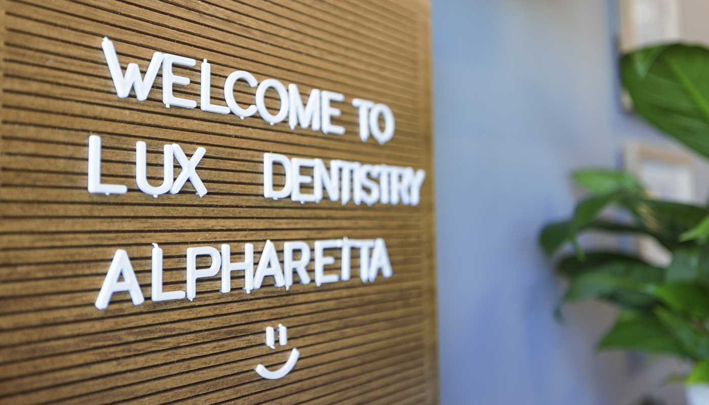 Modern treatment room at Lux Dentistry, 1155 Bluegrass Ct, Alpharetta, GA